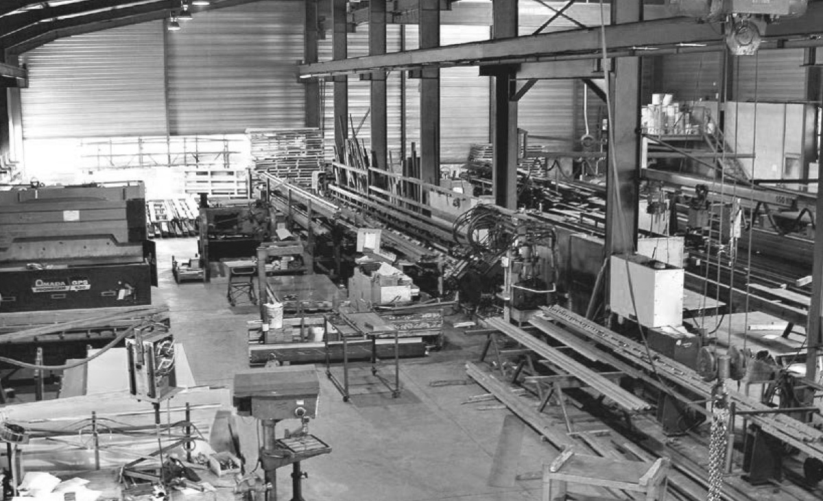 Atelier de fabrication des charpentes métalliques Tradibat