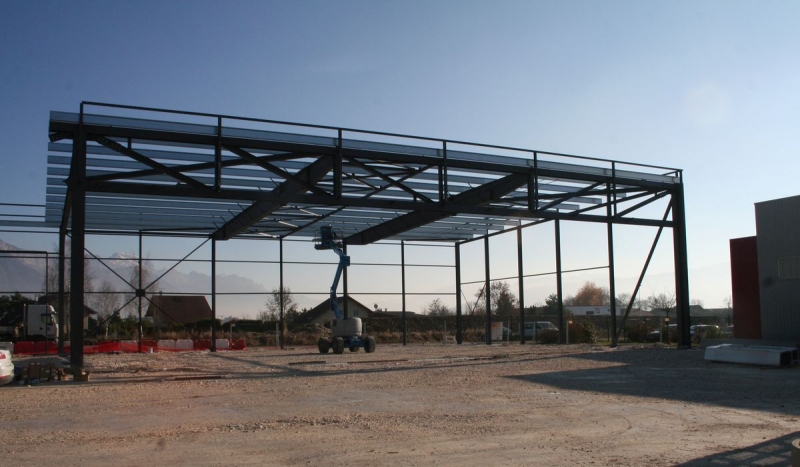 Charpente hangar avions